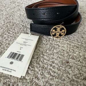 Classic Black and Brown Leather Belt